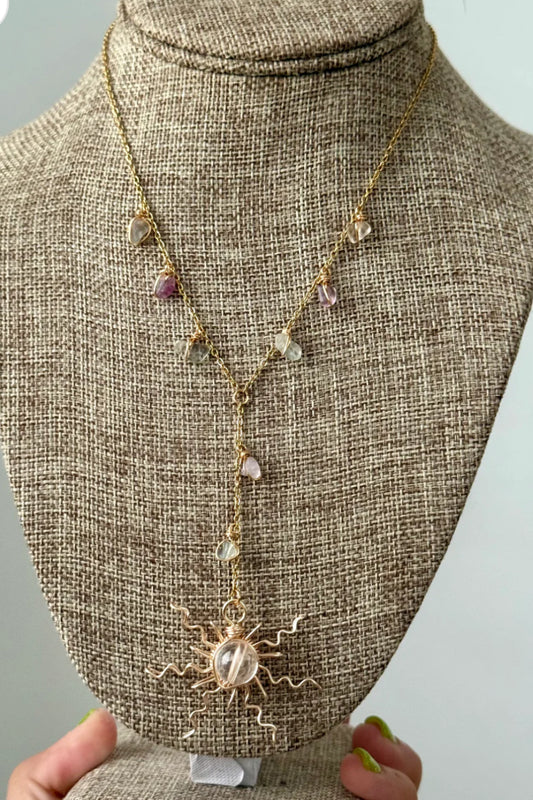 Customized Sun Y necklace ✨