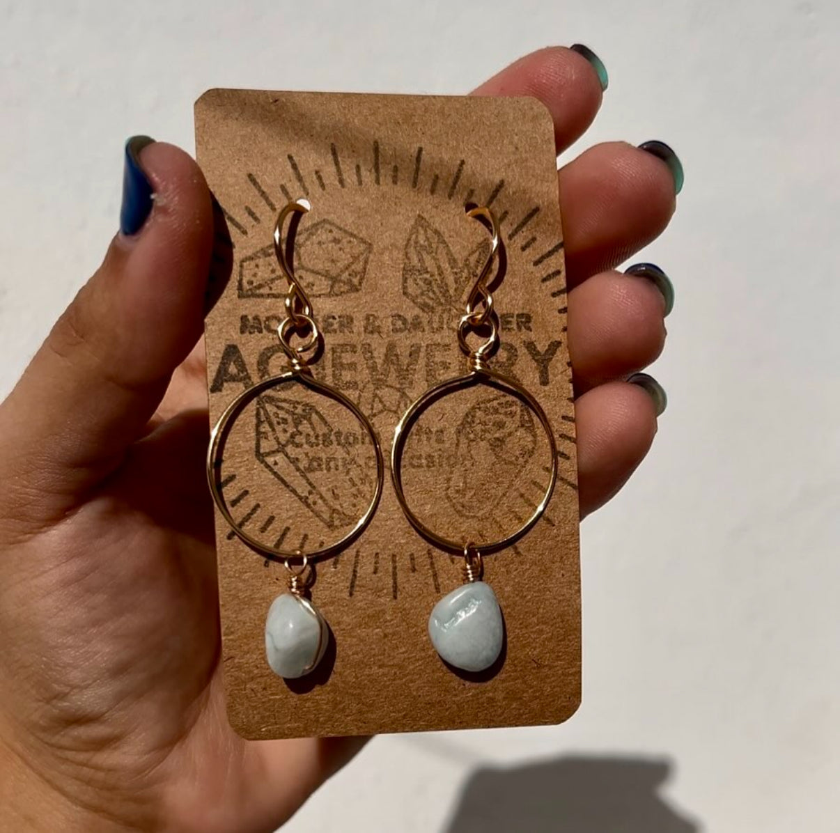Customized mini hoop earrings 💫