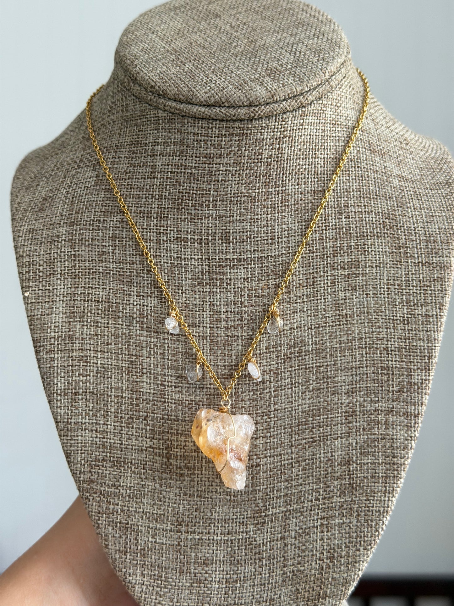 Citrine necklace ✨