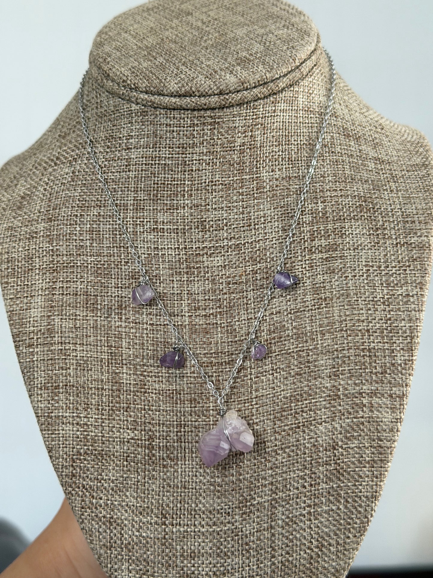 Amethyst necklace 💜