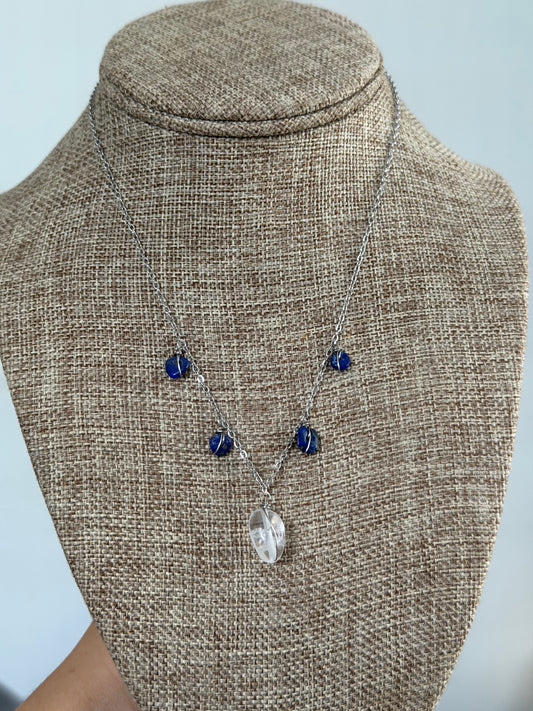 Clear quartz necklace 🤍
