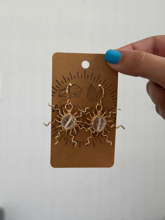 Sun wire earrings 🌞