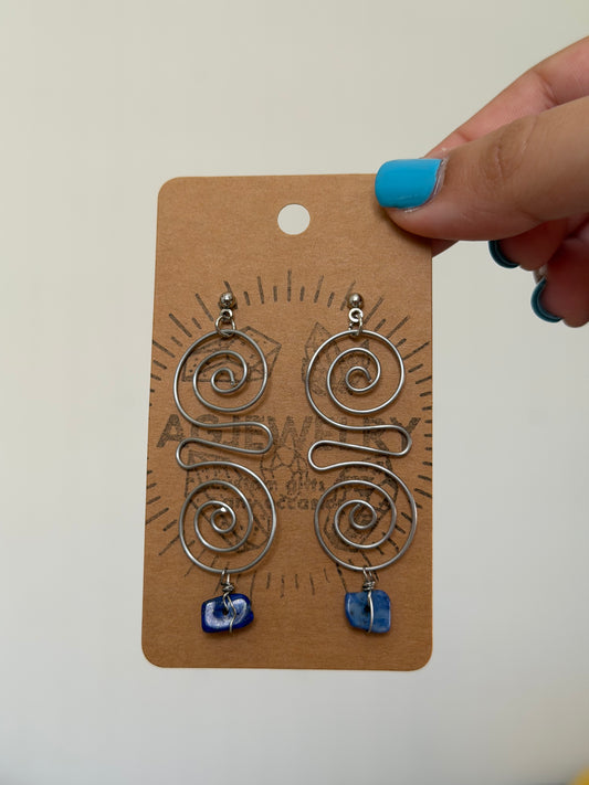 Lapis lazuli earrings