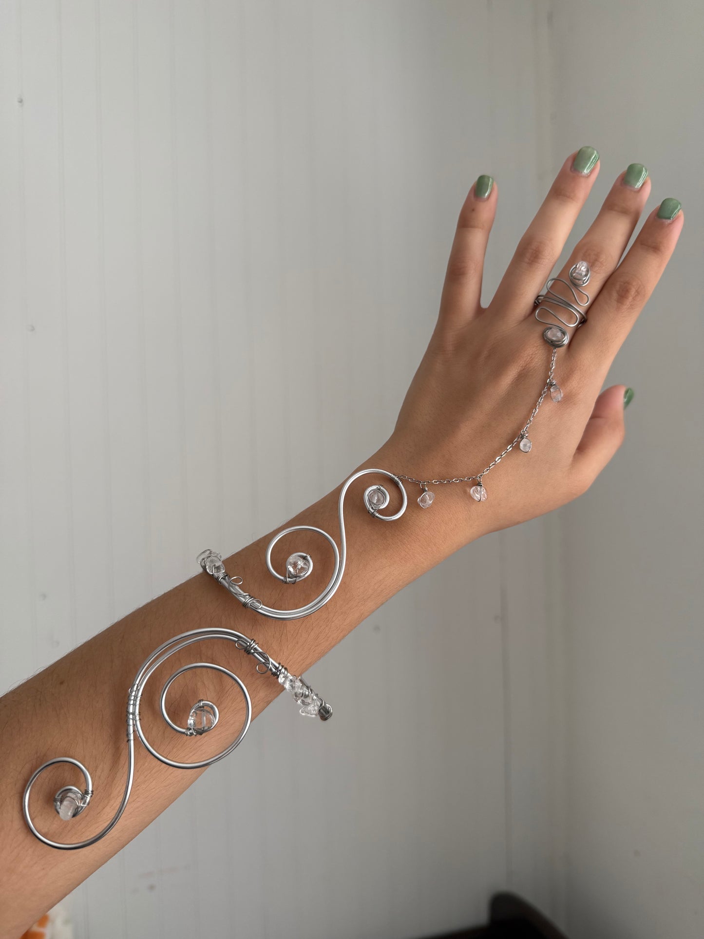 Wrist arm cuff ring combo 🧚‍♀️✨