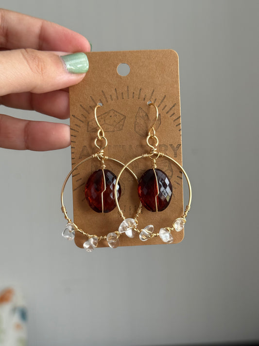 Amber earrings ✨