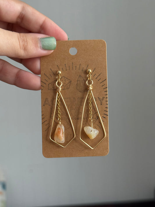 Citrine earrings ✨