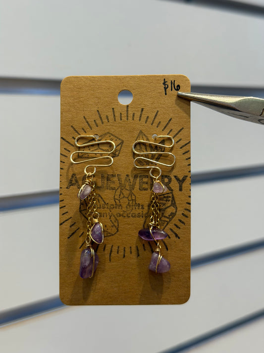 Swirl earrings