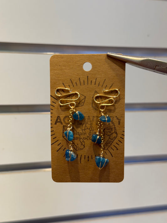 Swirl earrings