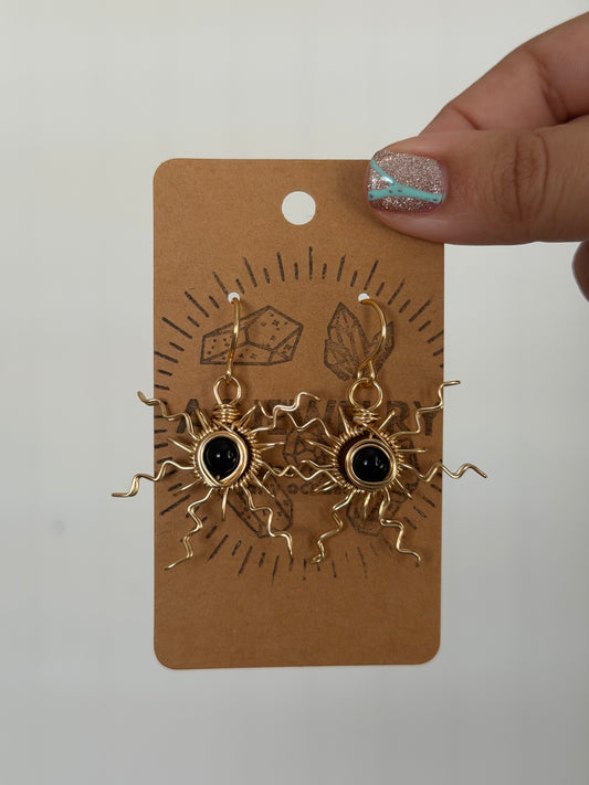 Sun wire earrings 🌞