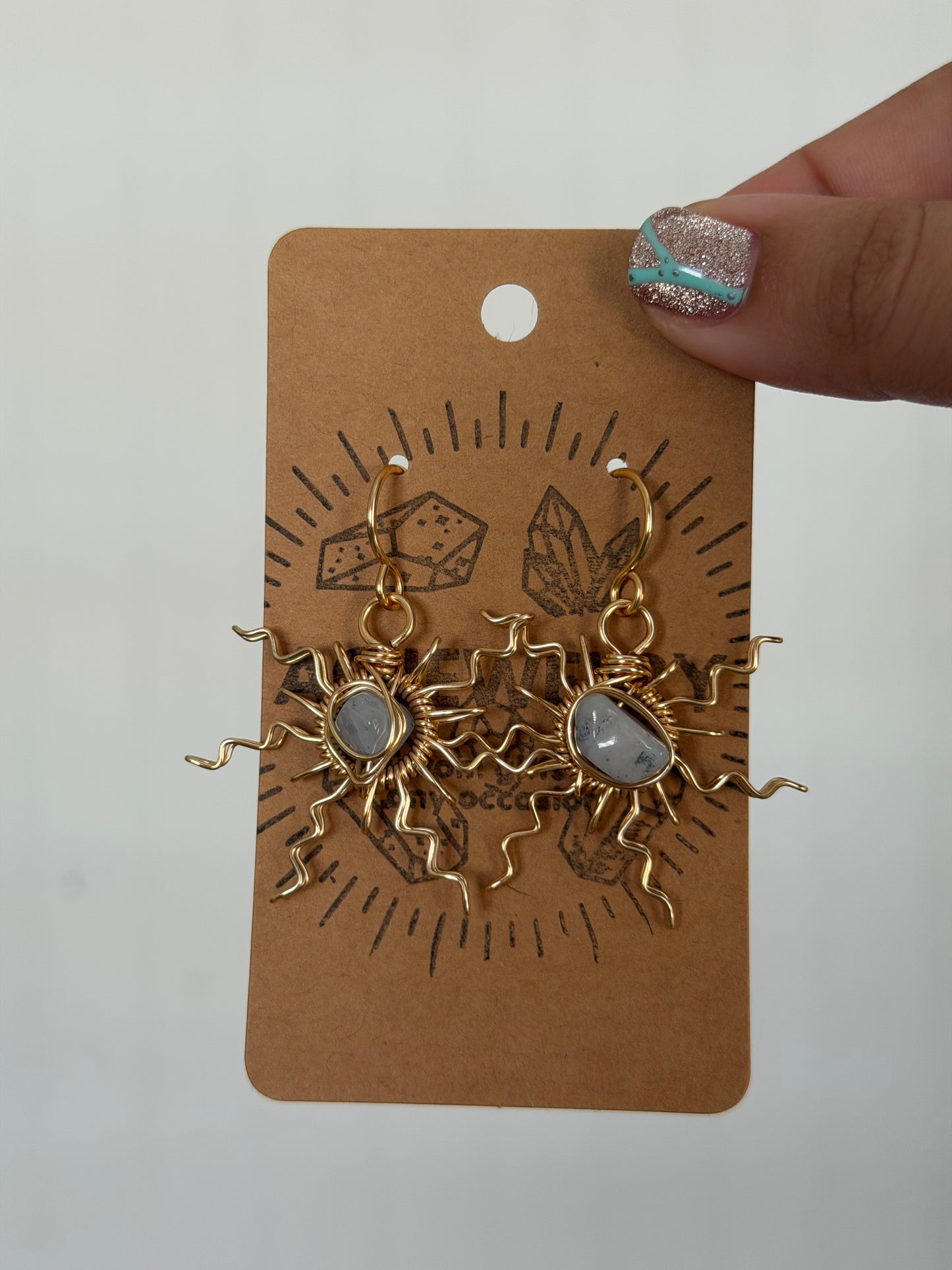 Sun wire earrings 🌞
