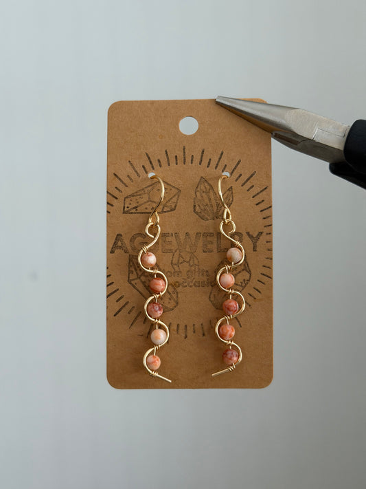Wave earrings