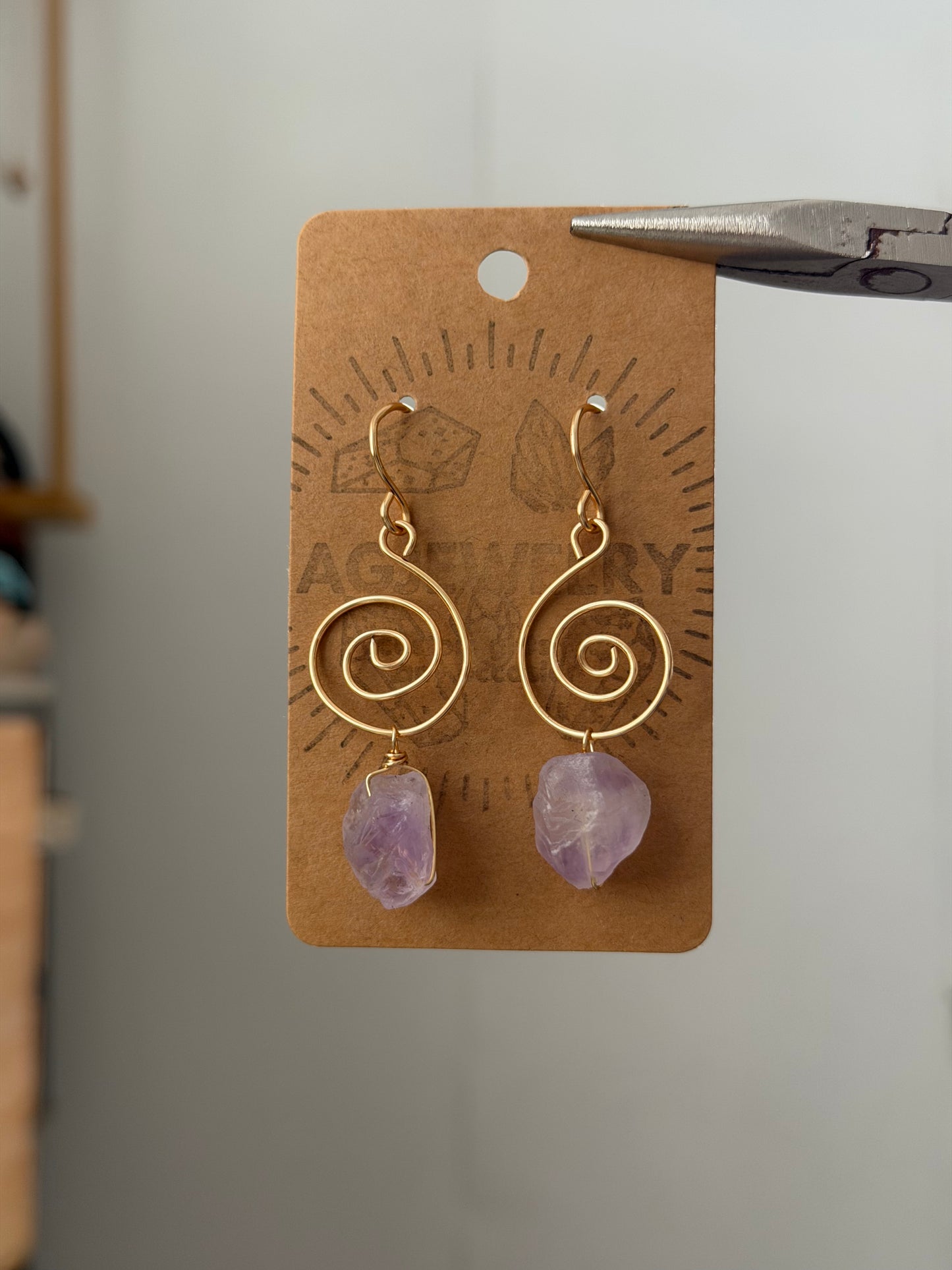 Amethyst swirls