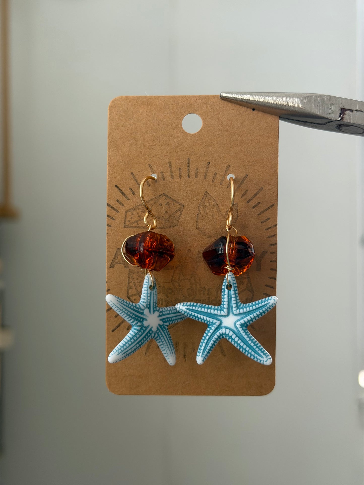 Starfish earrings