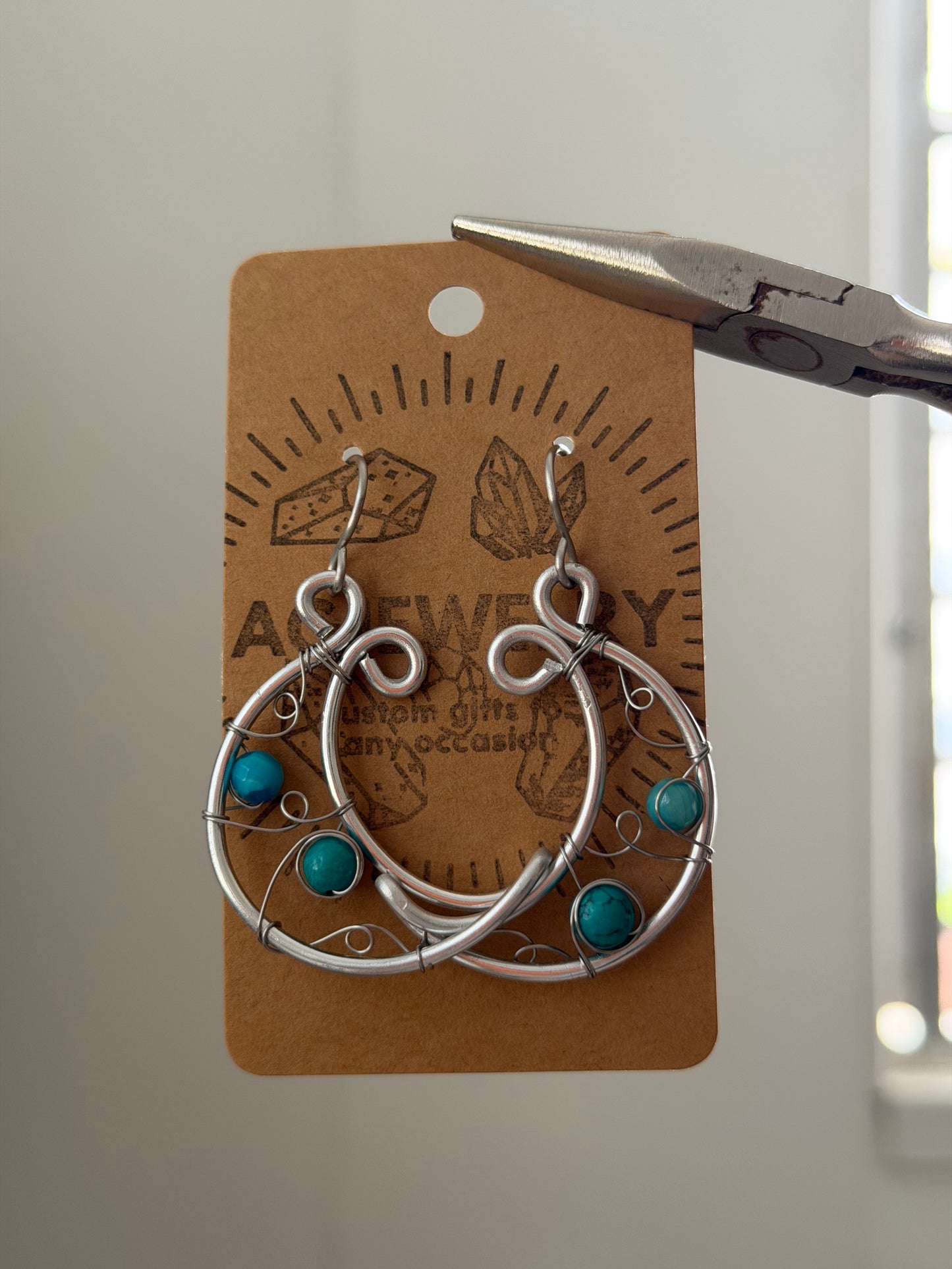 Moon earrings
