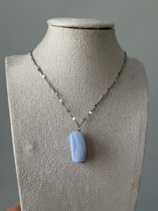 Blue lace agate Necklace