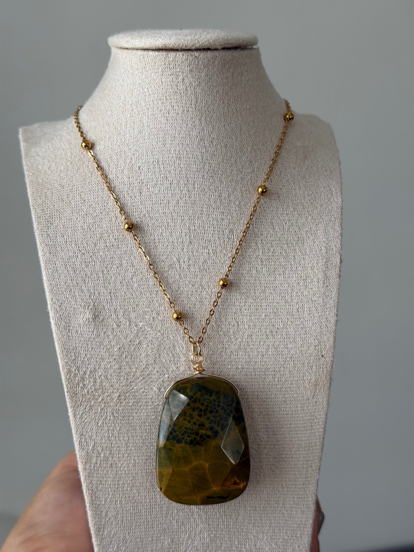 Jasper necklace