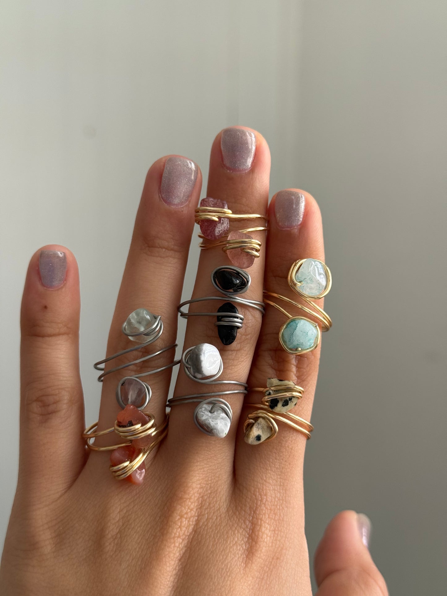 Double stone ring