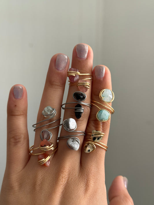 Double stone ring