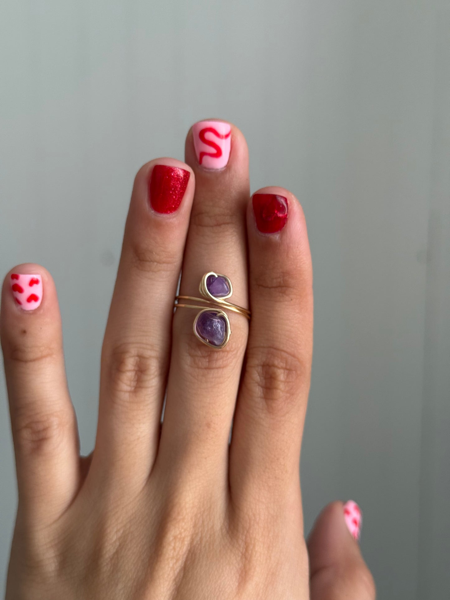Double stone ring