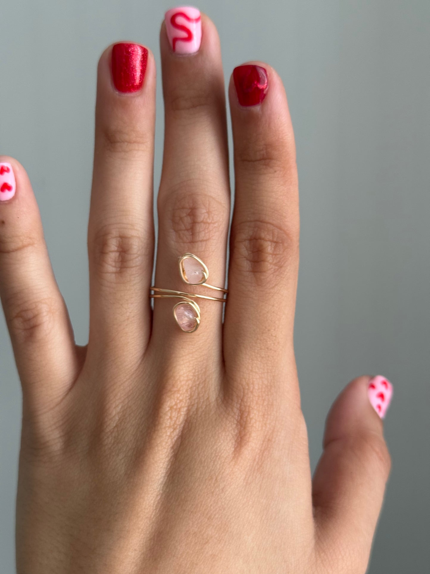 Double stone ring