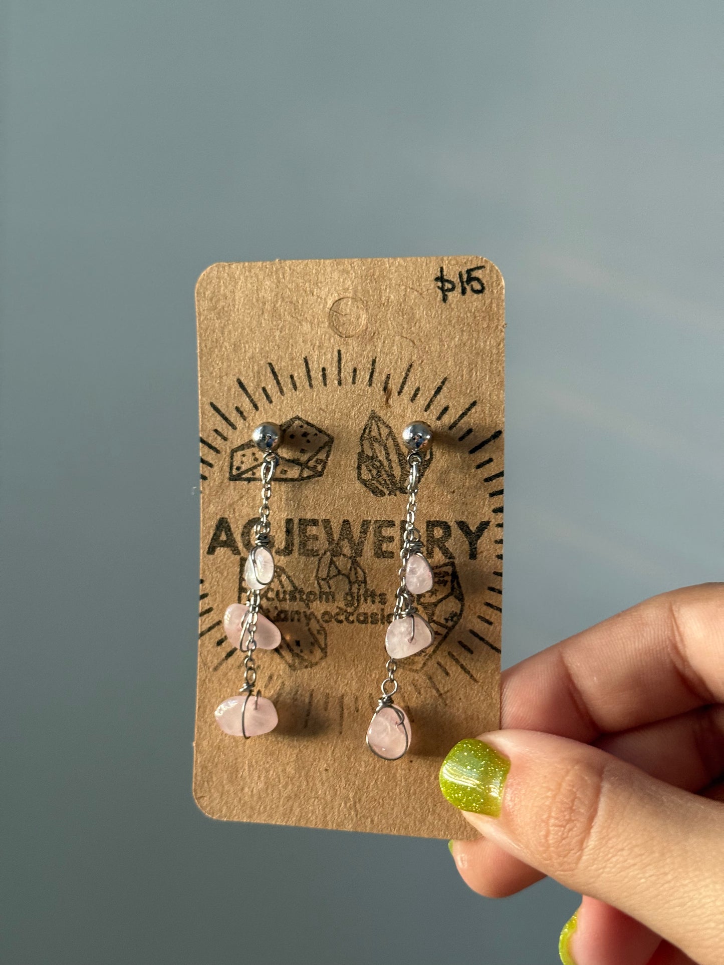 Customized Drop earrings