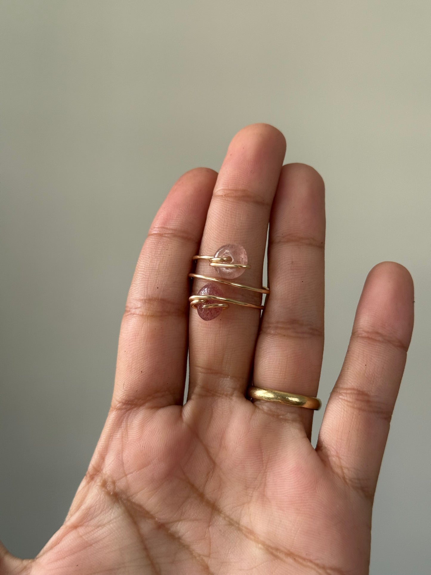 Double stone ring