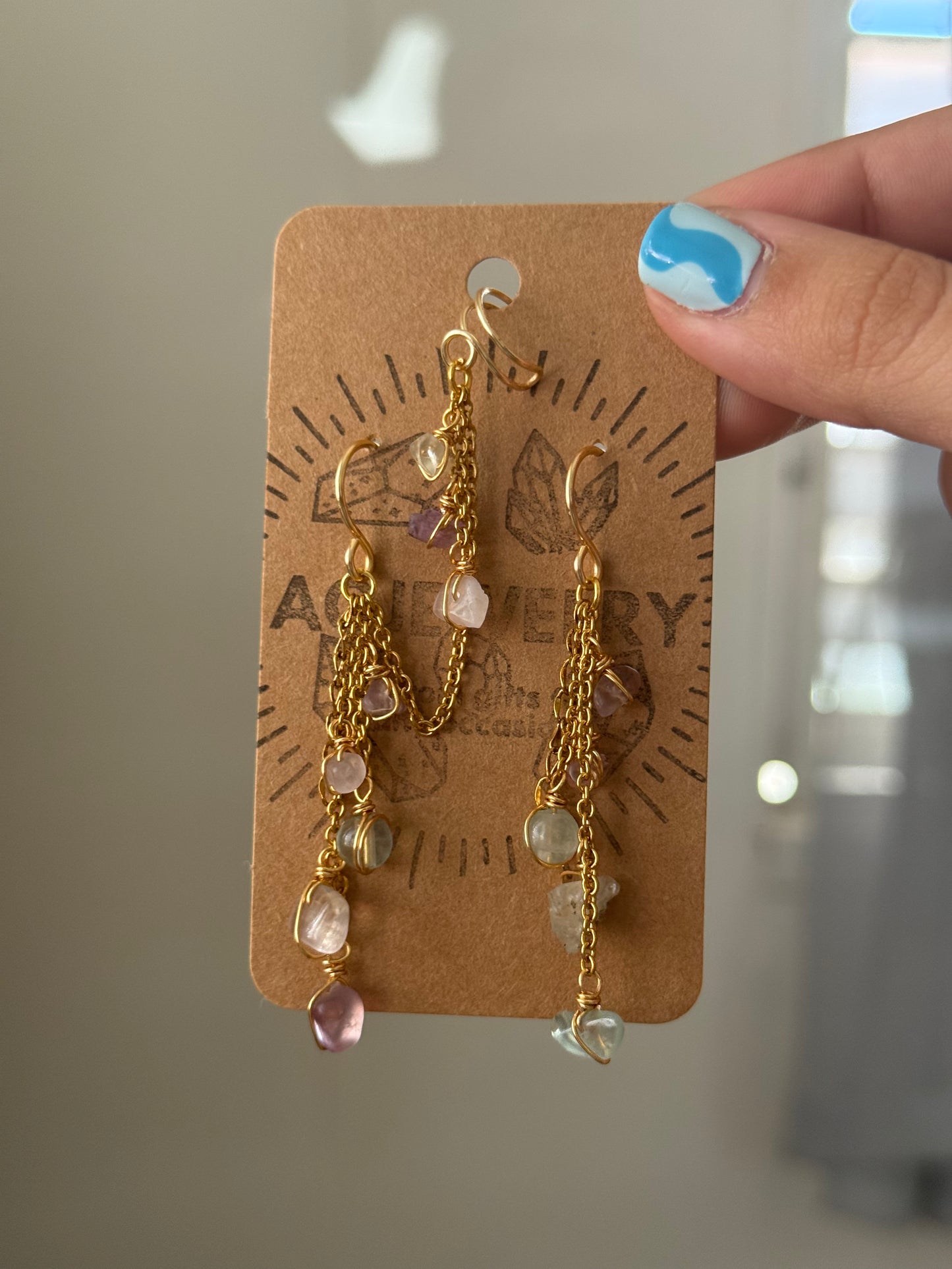 Customized Earrings with ear cuff 🧚‍♀️✨