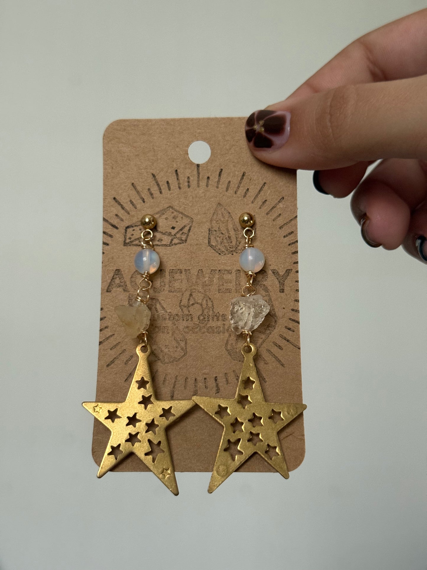 Star earrings