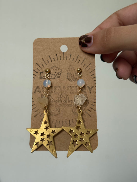 Star earrings