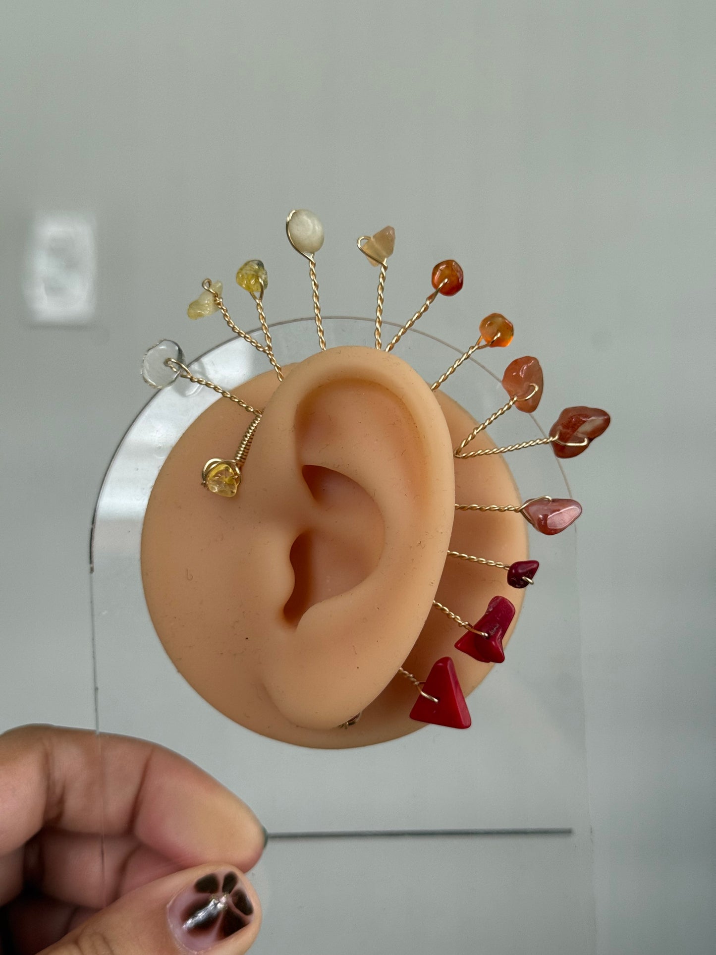 Tri tone large ear cuff ✨