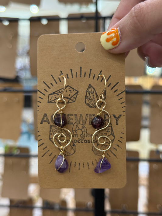 Amethyst swirls
